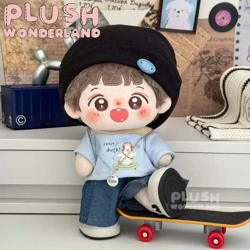 [20CM Doll Clothes] Cute Dress & Overalls Outfit Set