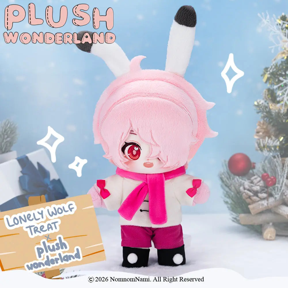 【Sold Out】【Authorized】PLUSH WONDERLAND Lonely Wolf Treat Mochi 20CM Plushie Cotton Doll   【Sold Out】【Authorized】PLUSH WONDERLAND Lonely Wolf Treat Mochi 20CM Plushie Cotton Doll