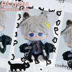 【In Stock】PLUSH WONDERLAND Police Leather Jacket Plushies Cotton Doll Clothes 20CM