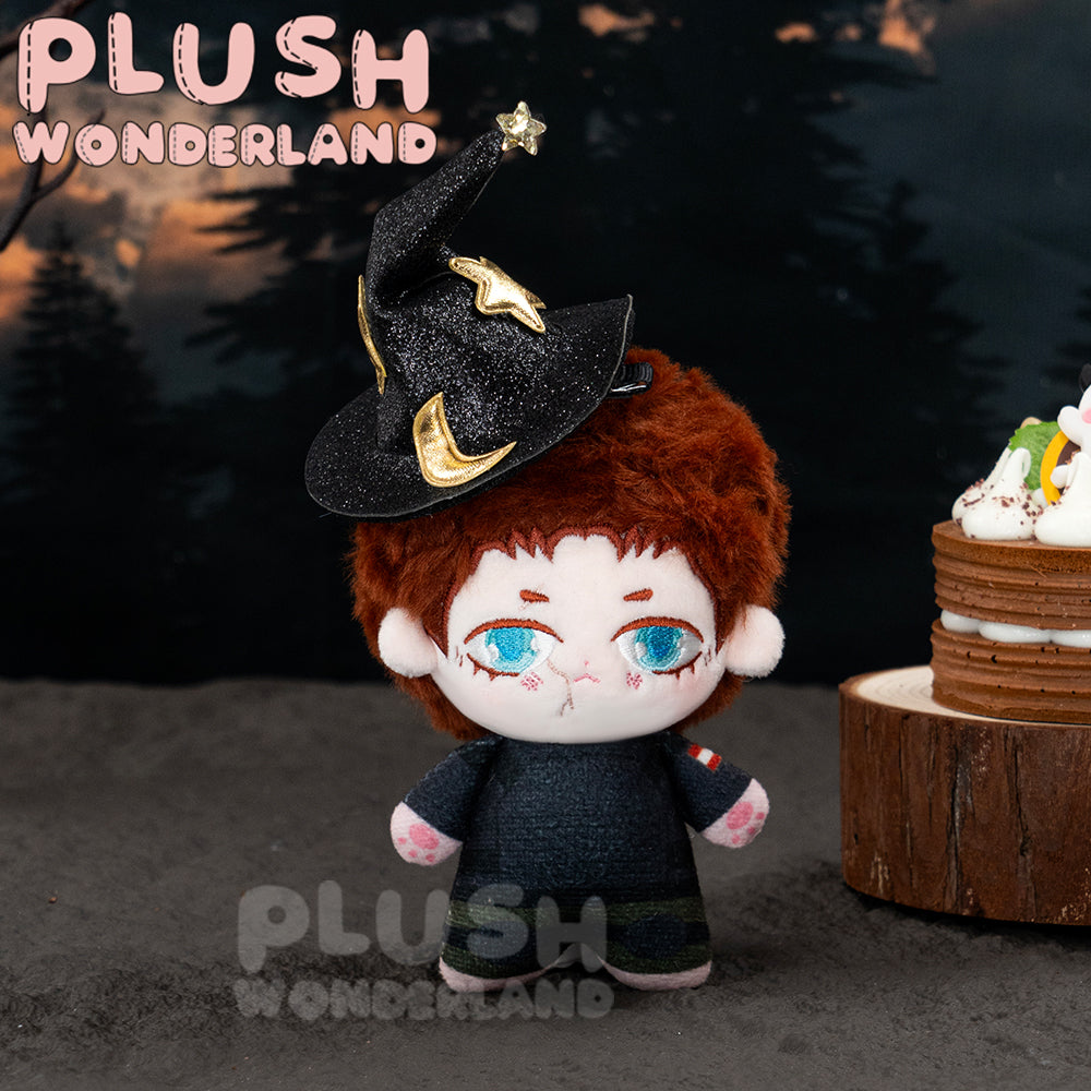 【In Stock】PLUSH WONDERLAND 20CM Plushies Cotton Doll Witch Hat Pumpkin Light Broom Halloween Set FANMADE