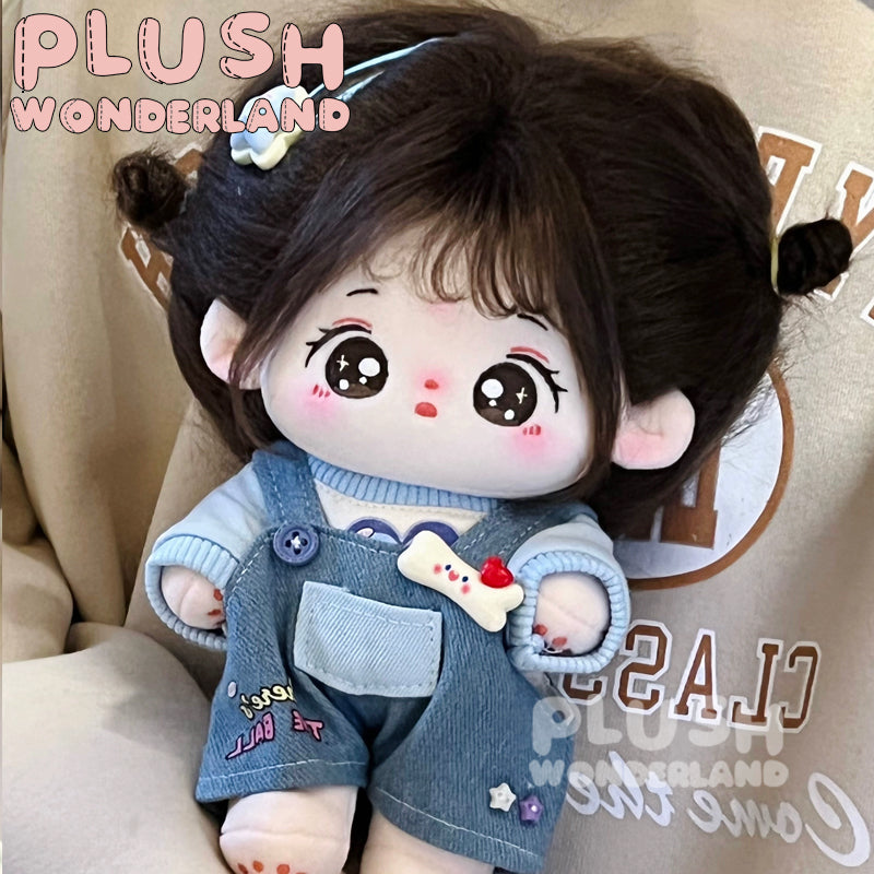 【Auf Lager】Plüsch-Wunderland-Overall, Baumwollpuppenkleidung, 20 cm