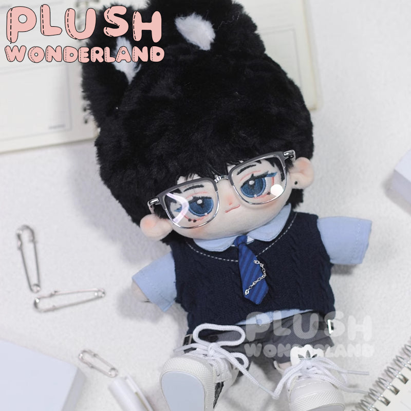 【IN STOCK】PLUSH WONDERLAND Pure White Scientific Uniform Plushies Cotton Doll Clothes 20 CM