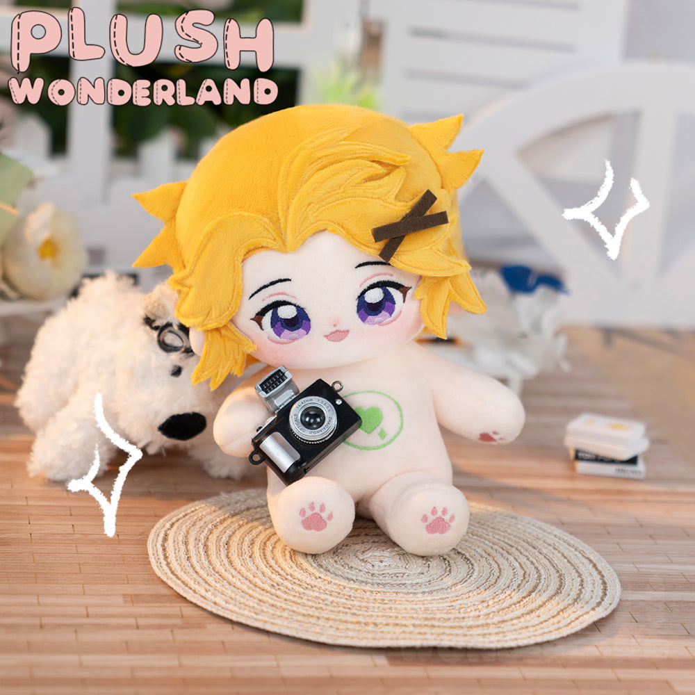 【Ausverkauft】Plüschtier „Wunderland“ – Blonder Welpe aus Baumwolle, handgefertigt, 20 cm