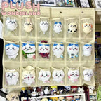 [10CM Doll Hanging Organizer]Beige with multiple compartments Doll Display