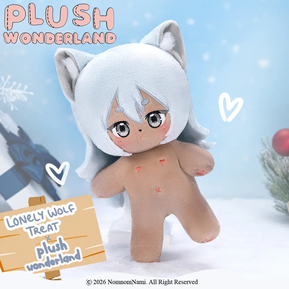 【Sold Out】【Authorized】PLUSH WONDERLAND Lonely Wolf Treat Treat 20CM Plushie Cotton Doll