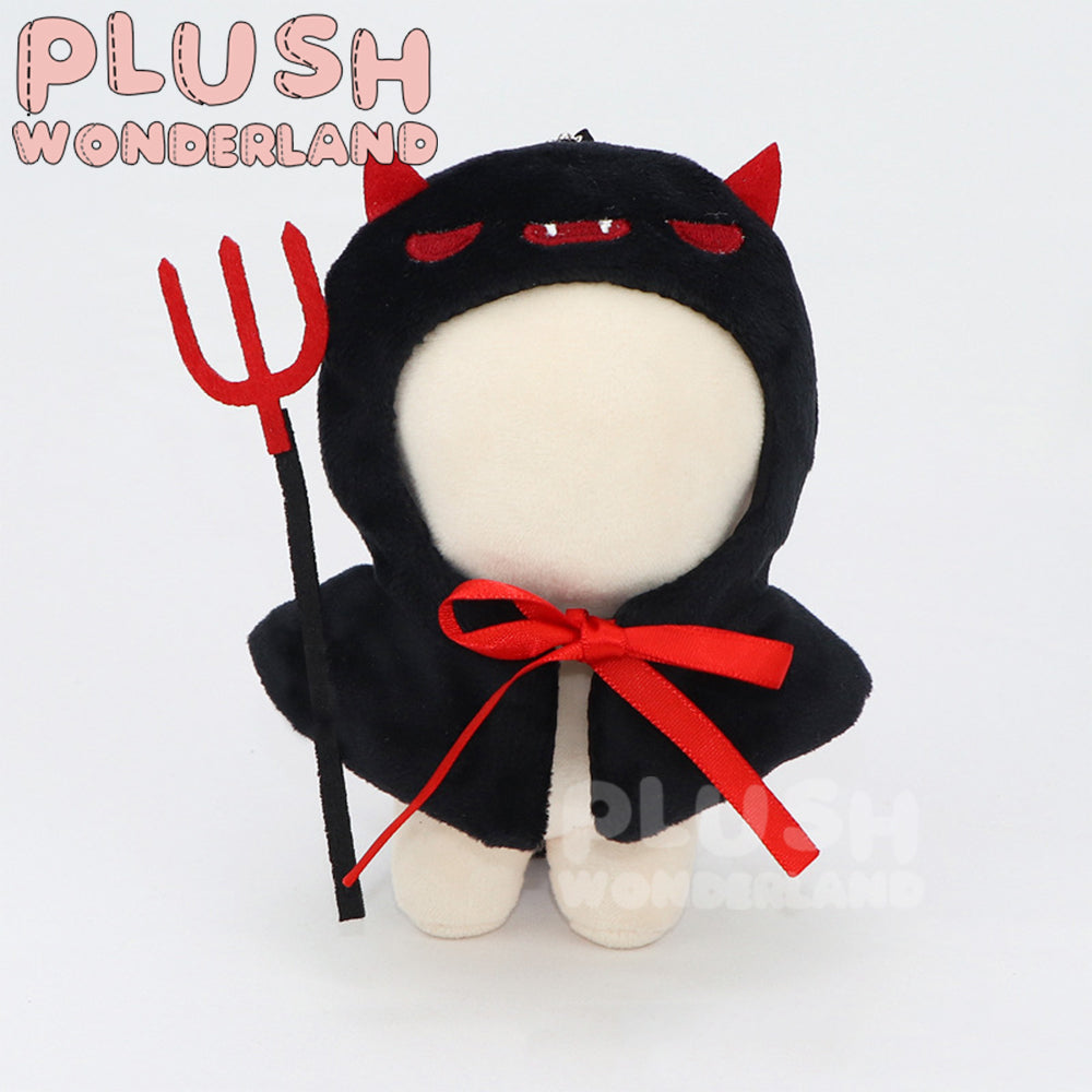 【Auf Lager】Kleidung für Plüsch-Wunderland-Puppen (10 cm) – Halloween-Kleidung – Umhang – Teufelsgabel