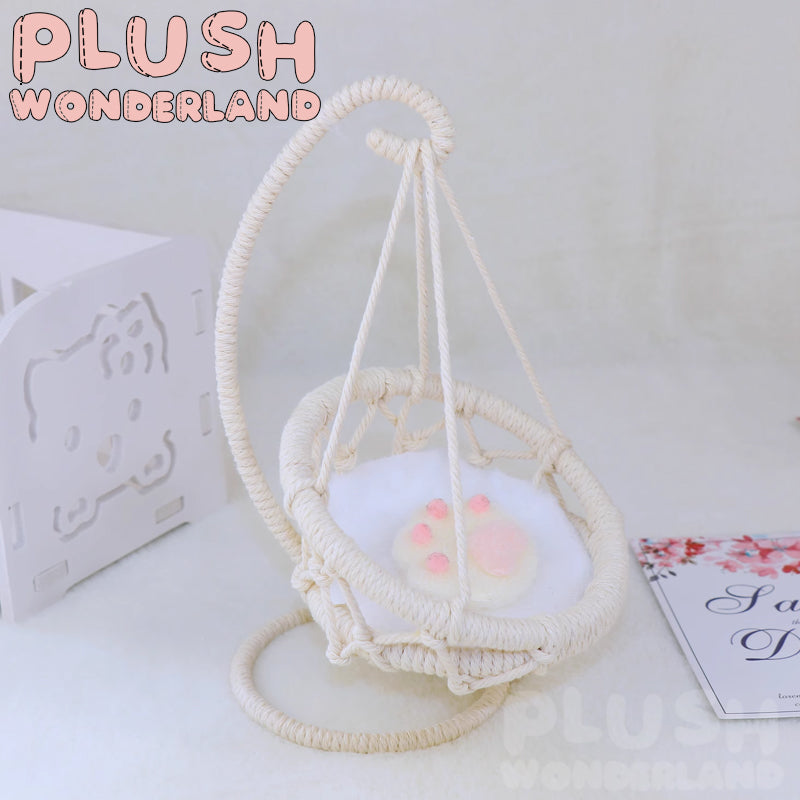【Auf Lager】PLUSH WONDERLAND Handgefertigter DIY-Schaukelkorb für 10 cm Puppenhängematte