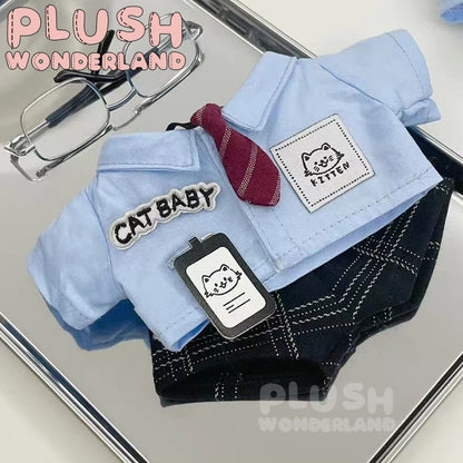 【In Stock】PLUSH WONDERLAND Police Leather Jacket Plushies Cotton Doll Clothes 20CM