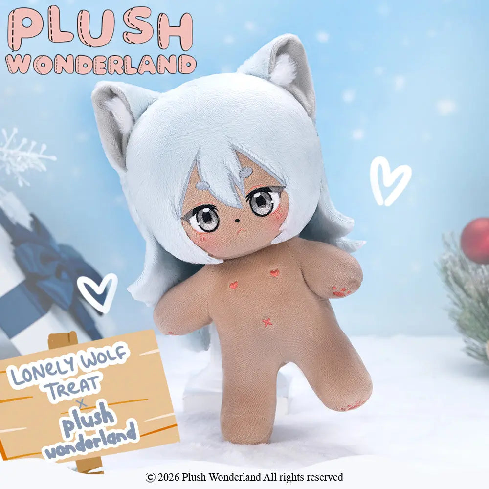 【Sold Out】【Authorized】PLUSH WONDERLAND Lonely Wolf Treat Treat 20CM Plushie Cotton Doll