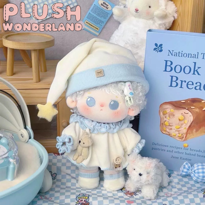 【Auf Lager】Plüsch-Wunderland-Puppenkleidung: Niedliche Wolke, weich, blau-rosa, 10 cm/20 cm