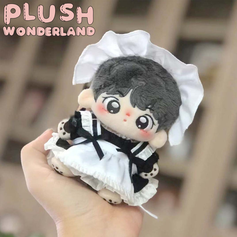 【INSTOCK】PLUSH WONDERLAND Black Lace Maid Suit  10CM/ 20CM Doll Clothes