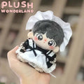 【INSTOCK】PLUSH WONDERLAND Black Lace Maid Suit  10CM/ 20CM Doll Clothes - plushwonderland