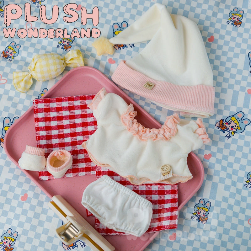 【Auf Lager】Plüsch-Wunderland-Puppenkleidung: Niedliche Wolke, weich, blau-rosa, 10 cm/20 cm