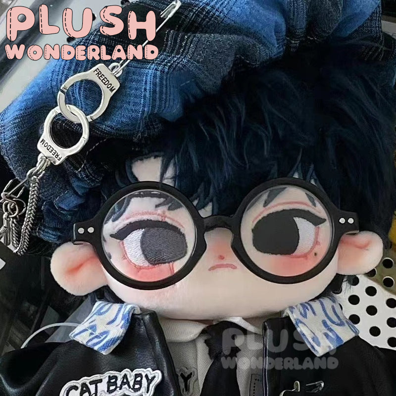 【In Stock】PLUSH WONDERLAND Police Leather Jacket Plushies Cotton Doll Clothes 20CM