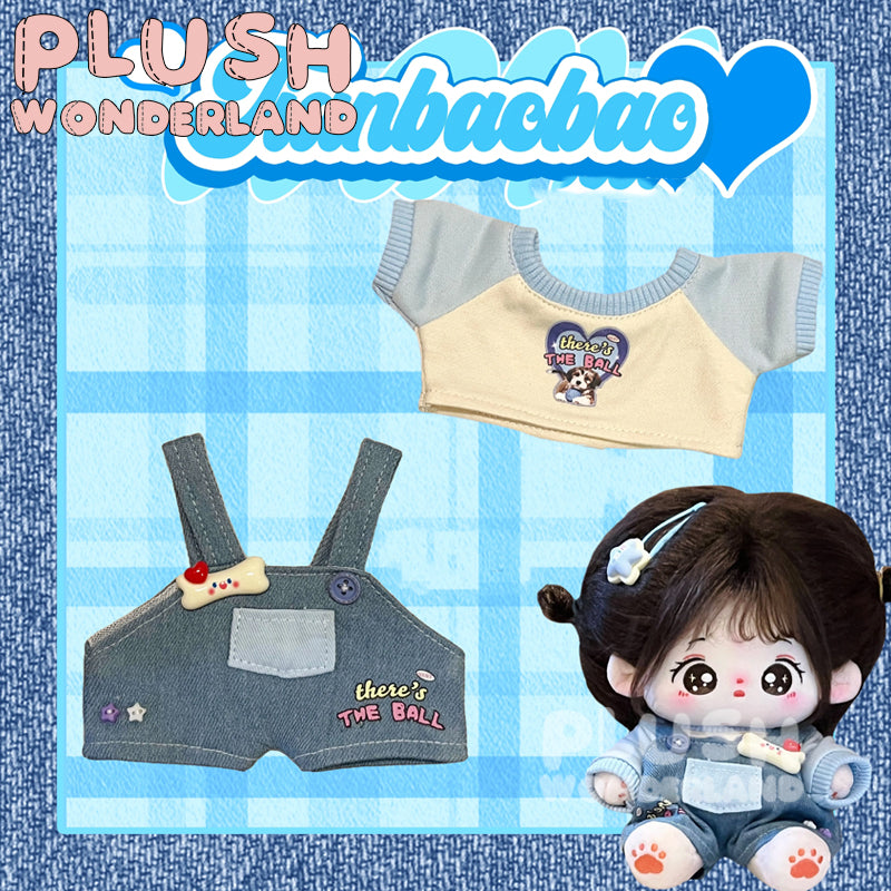 【IN STOCK】PLUSH WONDERLAND Overalls Plushies Cotton Doll Clothes 20CM