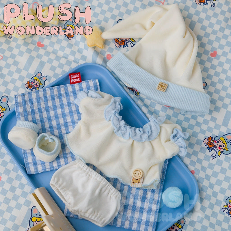 【Auf Lager】Plüsch-Wunderland-Puppenkleidung: Niedliche Wolke, weich, blau-rosa, 10 cm/20 cm