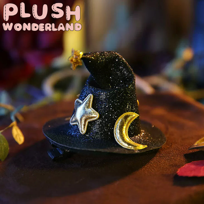 【In Stock】PLUSH WONDERLAND 20CM Plushies Cotton Doll Witch Hat Pumpkin Light Broom Halloween Set FANMADE
