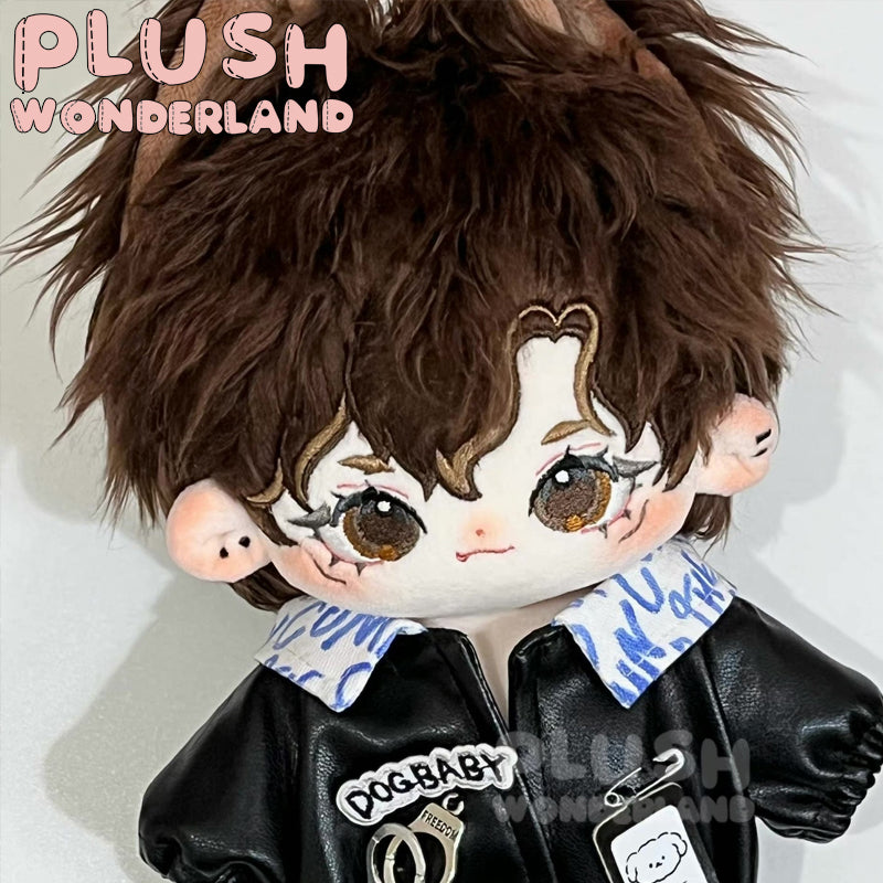 【In Stock】PLUSH WONDERLAND Police Leather Jacket Plushies Cotton Doll Clothes 20CM