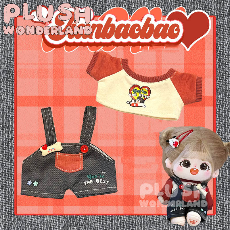 【IN STOCK】PLUSH WONDERLAND Overalls Plushies Cotton Doll Clothes 20CM