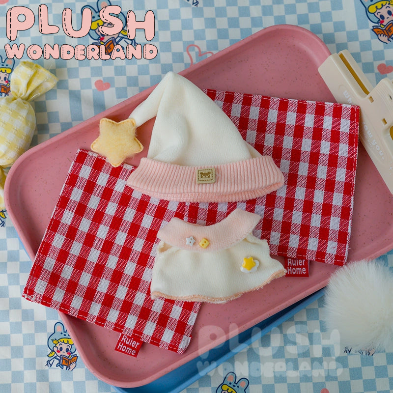 【Auf Lager】Plüsch-Wunderland-Puppenkleidung: Niedliche Wolke, weich, blau-rosa, 10 cm/20 cm