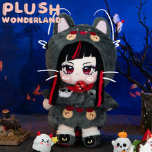 Load image into Gallery viewer, 【IN STOCK】PLUSH WONDERLAND Doll Clothes 20CM Halloween Black Cat/ Ghost/ Pumpkin Cloak White Orange Black
