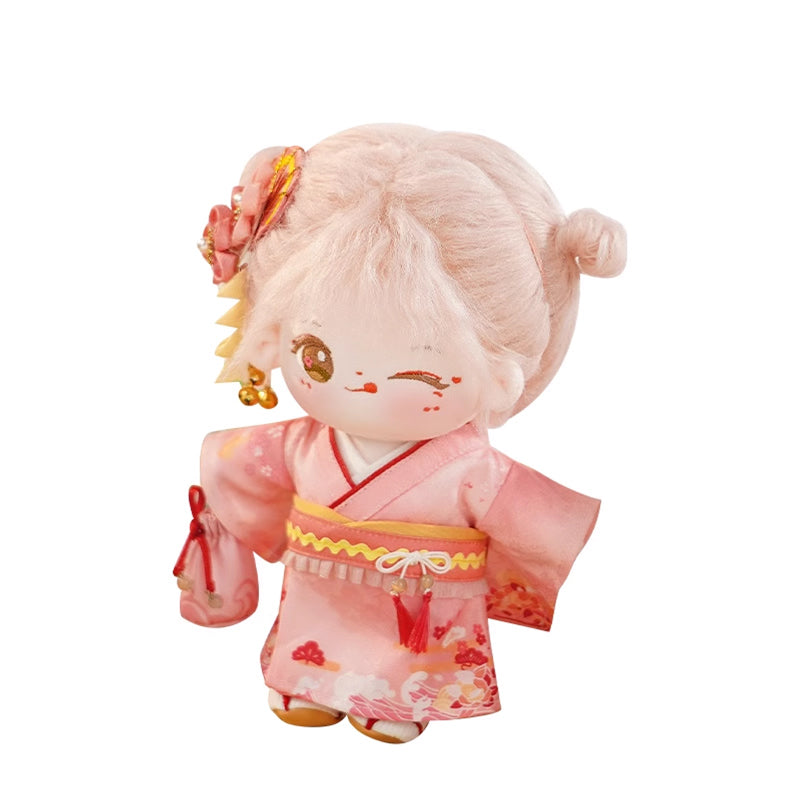 【EN STOCK】PLUSH WONDERLAND Kimono de verano 20CM Ropa para muñecas lindas