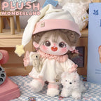 【Auf Lager】Plüsch-Wunderland-Puppenkleidung: Niedliche Wolke, weich, blau-rosa, 10 cm/20 cm