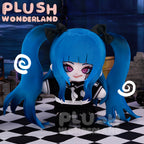 【PRESALE】PLUSH WONDERLAND Blue Twintails 20CM Cotton Doll FANMADE - plushwonderland