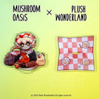 【In Stock】【Authorized】PLUSH WONDERLAND Mushroom Oasis Mychael 8CM Picnic and Flower Acrylic Standees