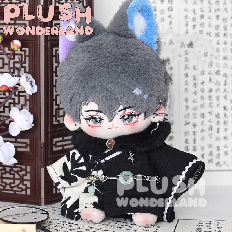 【In Stock】PLUSH WONDERLAND Chinese Style Fur Collar Plushies Cotton Doll Clothes 20 CM