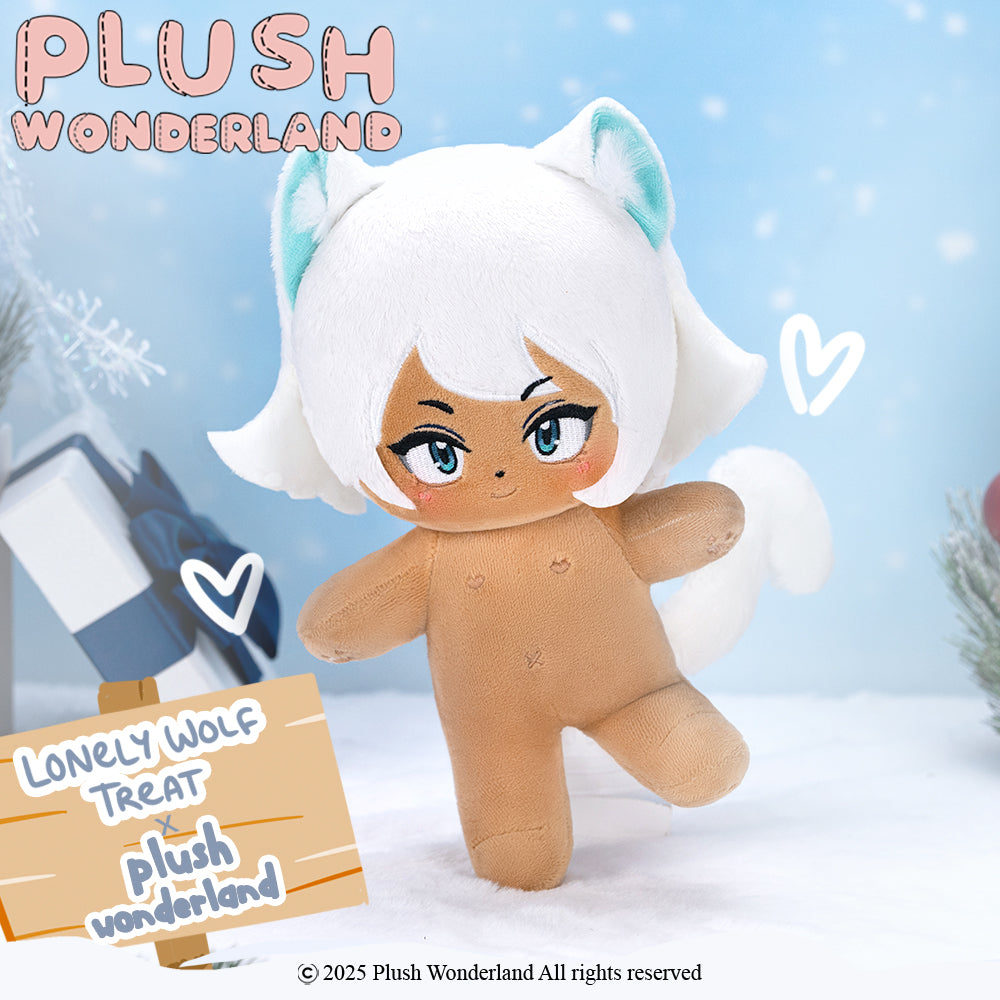 【VORVERKAUF】【Autorisierter Händler】PLUSH WONDERLAND Lonely Wolf Treat Moxie 20 cm Plüschtier aus Baumwolle
