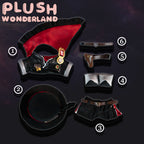 【IN STOCK】PLUSH WONDERLAND Mechanical Shark Teeth Plushie Cotton Doll 20CM FANMADE