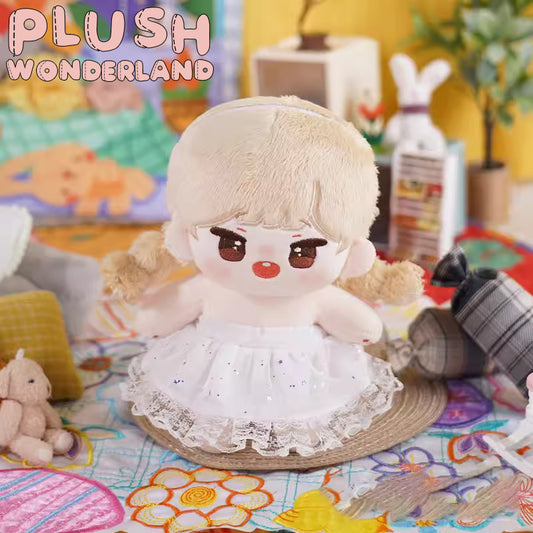 【In Stock】PLUSH WONDERLAND 20cm Plushies Cotton Doll White Dress Support/Petticoat FANMADE