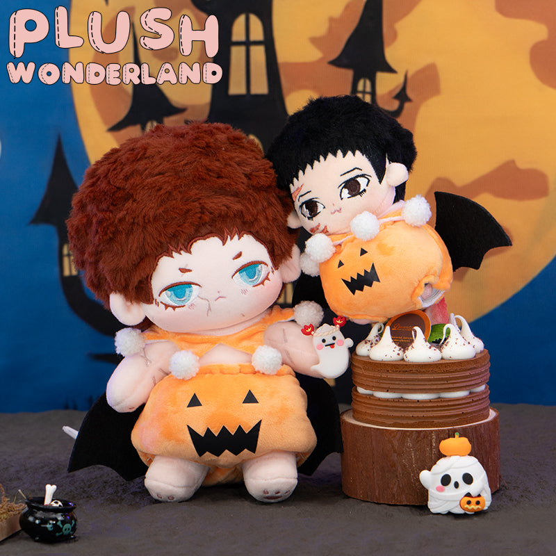 【IN STOCK】PLUSH WONDERLAND Pumpkin Bib Bread Pants Halloween Doll Clothes 20CM/10CM Bat Wings