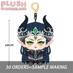 【Plushie Design】【10CM Doll】PLUSH WONDERLAND  Black Dragon Queen Plushie 10CM Doll Pendant Keychain FANMADE