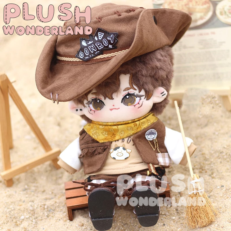 【In Stock】PLUSH WONDERLAND Desert Western Cowboy Plushies Cotton 10CM/20CM Doll Clothes
