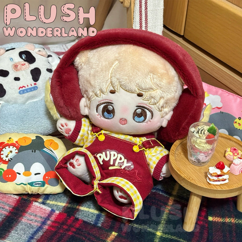 【Auf Lager】Plüschtier „Wunderland Pudding Apple Dog“ aus Baumwolle, 20 cm, Puppenkleidung