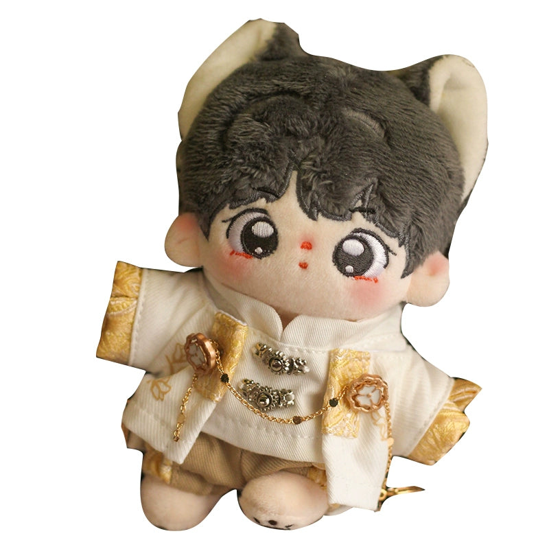【IN STOCK】PLUSH WONDERLAND New Chinese Style Yulan Hanfu Plushies Cotton Doll Clothes 10 CM