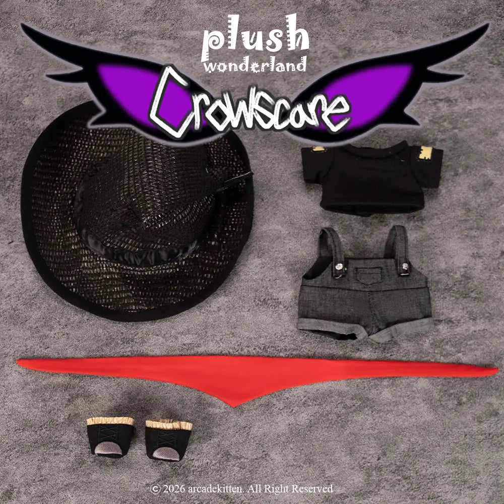 【In Stock】【Authorized】PLUSH WONDERLAND Crowscare Ryo Night Ver. 20CM Plushie Cotton Doll   【In Stock】【Authorized】PLUSH WONDERLAND Crowscare Ryo Night Ver. 20CM Plushie Cotton Doll