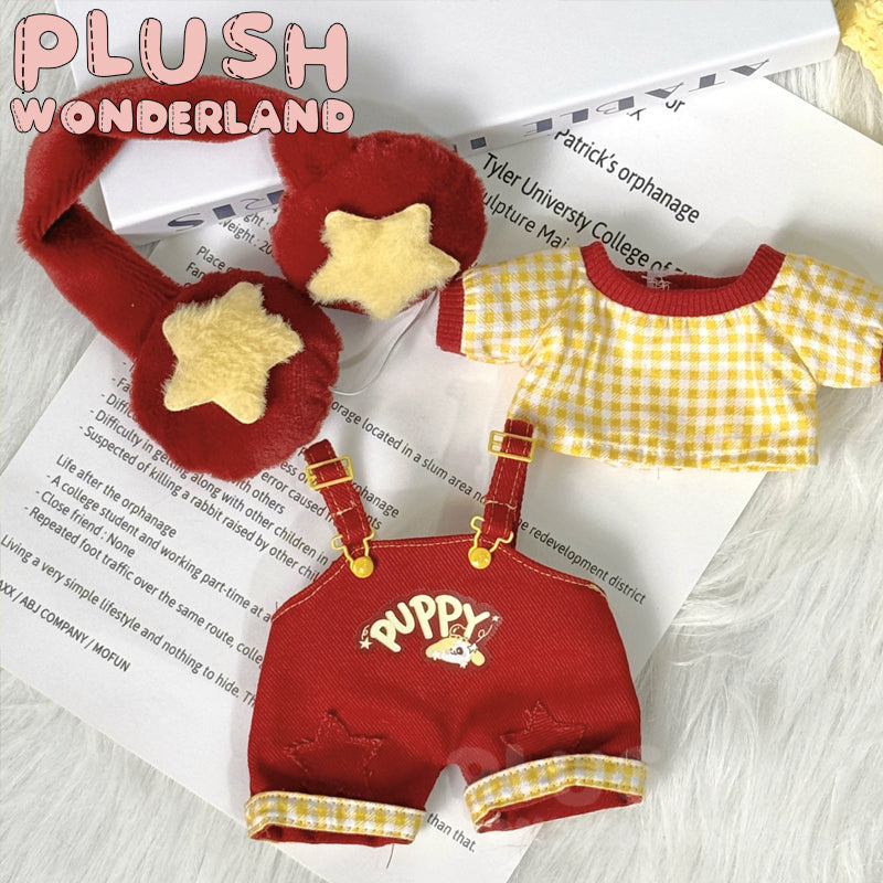 【In Stock】PLUSH WONDERLAND Pudding Apple Dog Plushies Cotton Doll Clothes 20CM