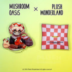 【In Stock】【Authorized】PLUSH WONDERLAND Mushroom Oasis Mychael 8CM Picnic and Flower Acrylic Standees