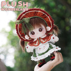 【Auf Lager】Plüschtier „Wunderland Beeren-Teeparty“ aus Plüsch, 20 cm, inklusive Kleidung aus Baumwolle