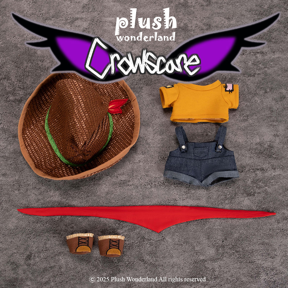 【VORVERKAUF】【Autorisierter Händler】PLUSH WONDERLAND Crowscare Ryo Daytime Ver. 20CM Plüschtier aus Baumwolle