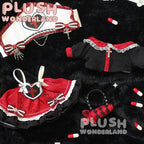 【In Stock】PLUSH WONDERLAND Bloody Mary Nurse Gothic Red and Black Plushies Cotton Doll Clothes 20 CM