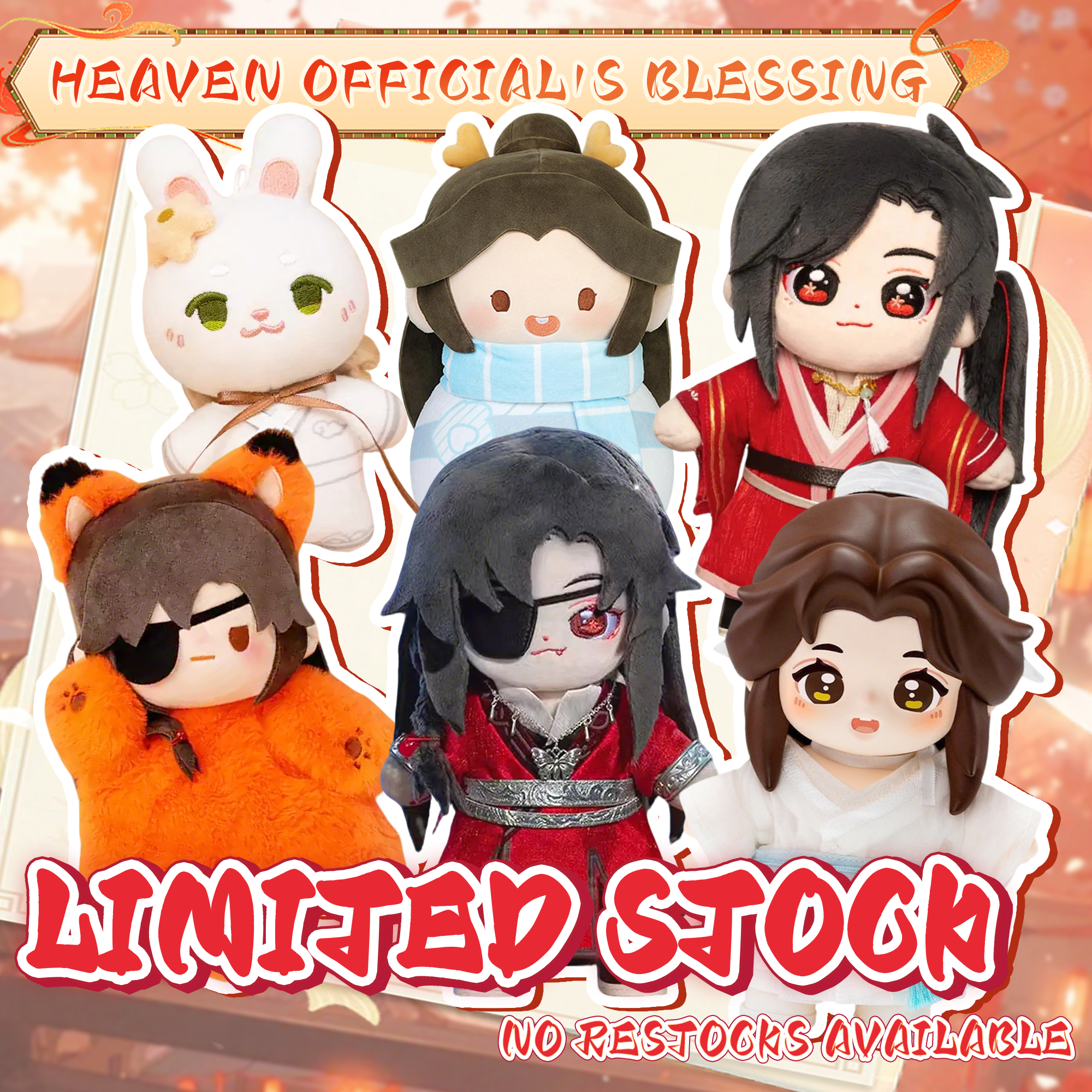【LIMITED STOCK】【No Restocks Available】Heaven Official's Blessing/ TGCF Merchandise