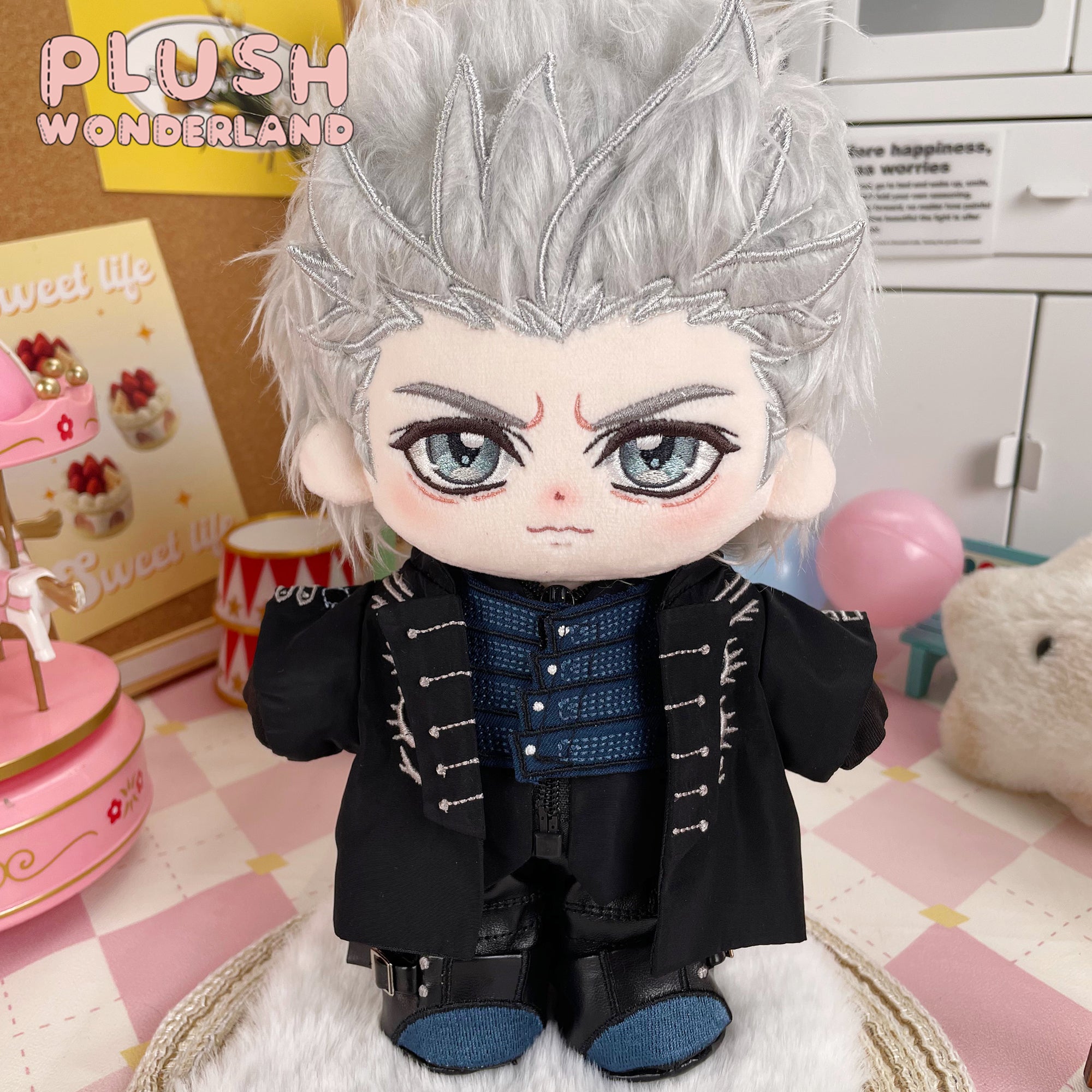【Musterherstellung】PLUSH WONDERLAND Demon Bloodline 20CM Baumwollpuppe, FANMADE