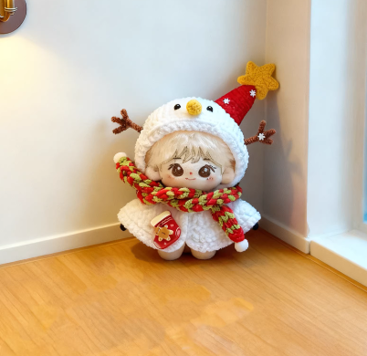 【PRESALE】PLUSH WONDERLAND Reindeer Snowman Set 10CM Doll Clothes - plushwonderland