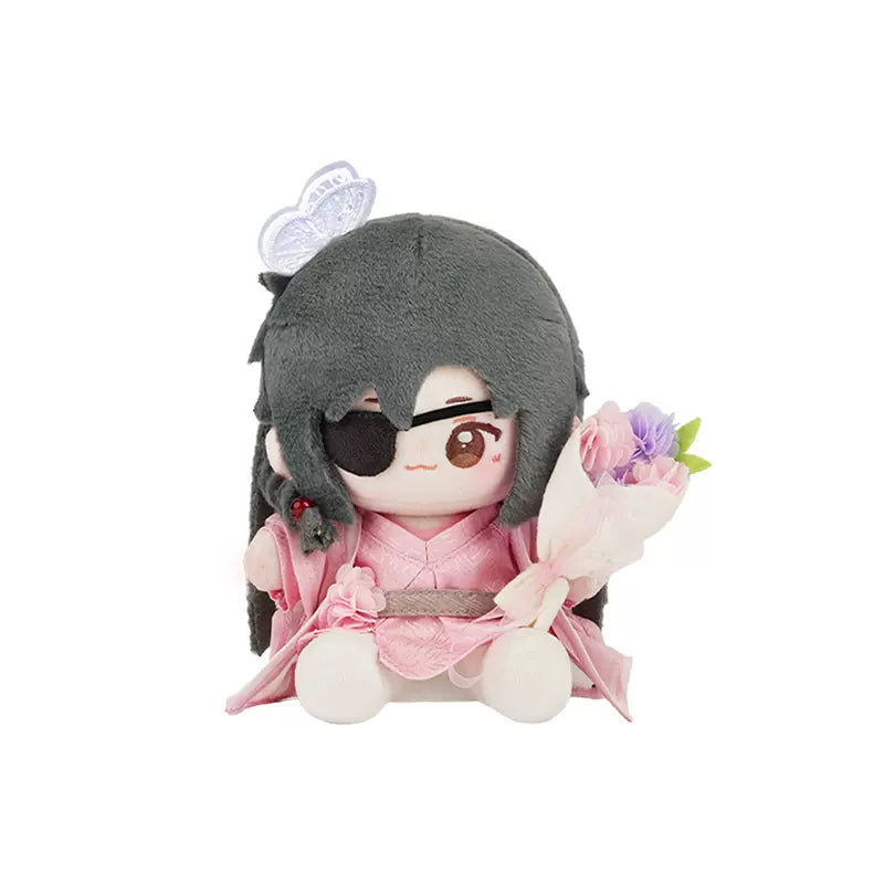 【PRESALE】PLUSH WONDERLAND Heaven Official's's Blessing Hua Cheng/Xie Lian Plush Cotton 15CM Sitting Posable Doll Qbaby Splendid Flower Series