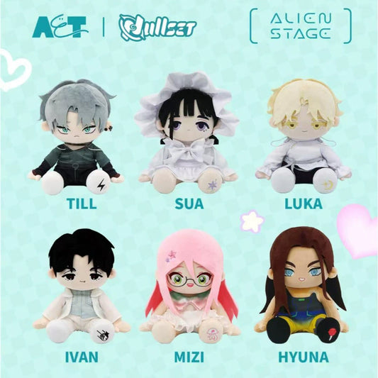 【IN STOCK】PLUSH WONDERLAND Alien Stage Mizi/Sua/Luka/Hyuna 20CM Sitting Plushie FANMADE