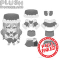 【Umfrage gescheitert】Plüschtier WONDERLAND Rain Woman Anime-Plüschtier aus Baumwolle, 20 cm, Fan-Herstellung